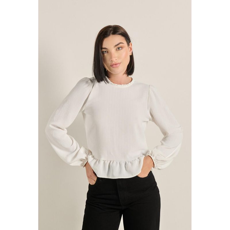 KOAJ - KOAJ BLUSA KOAJ MANGAS GLOBO MUJER