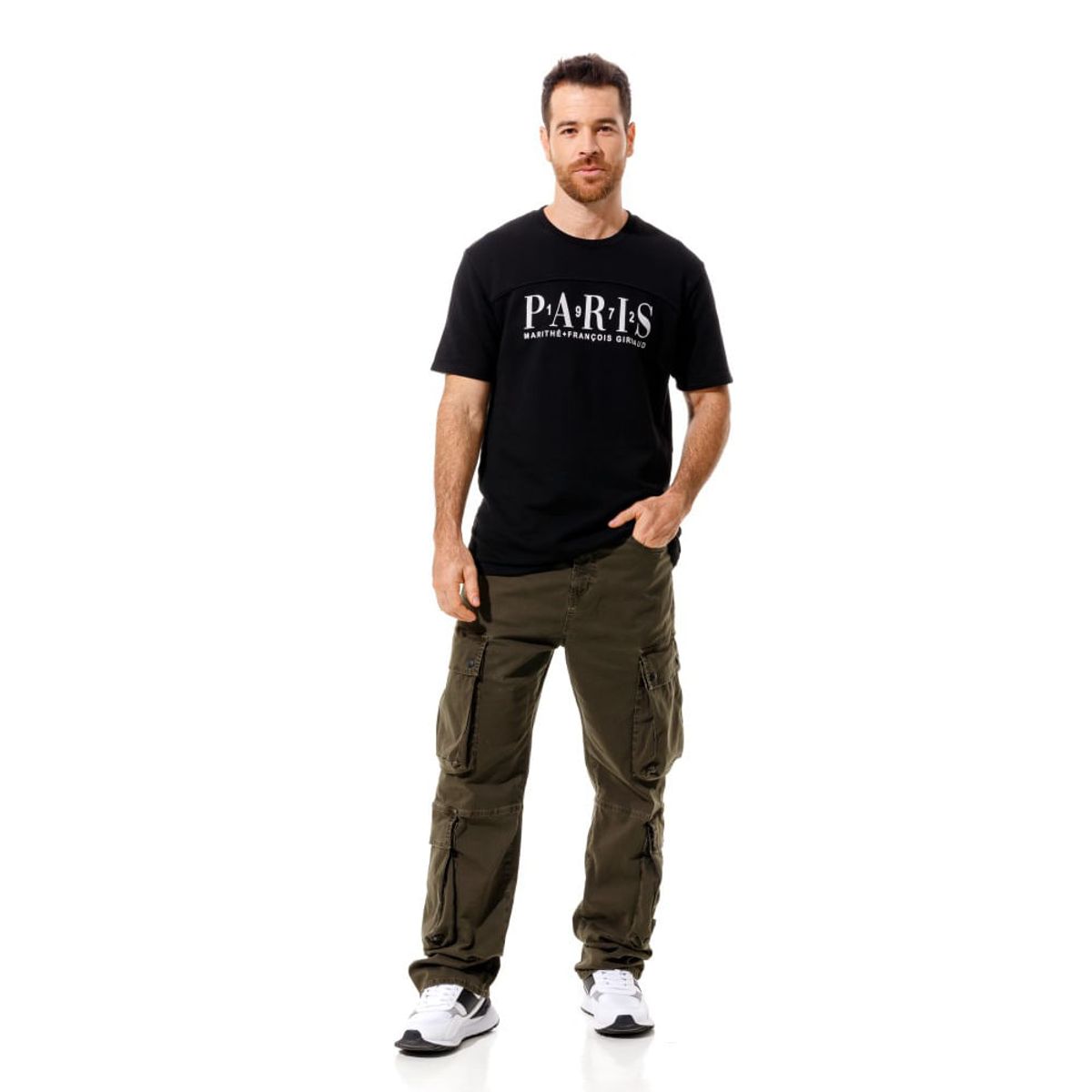 MARITHE FRANCOIS GIRBAUD - Camiseta Manga Corta Para Hombre Le-Monarque Girbaud