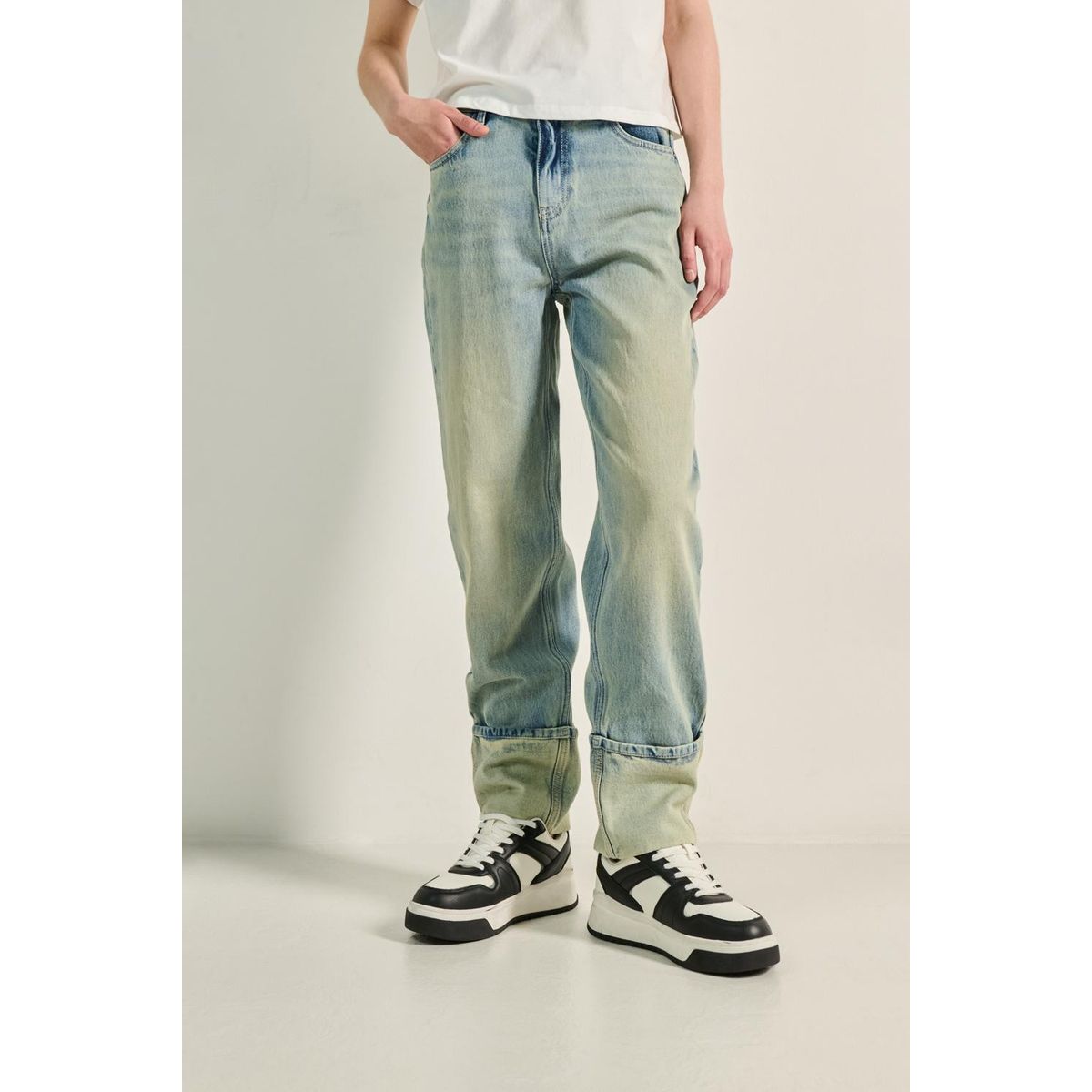 KOAJ - KOAJ Pantalon jean balloom Mujer