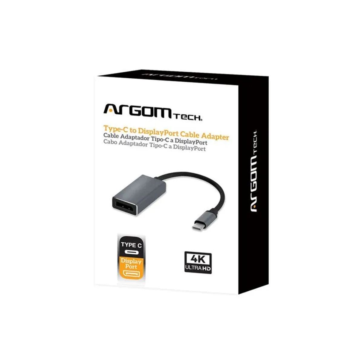 ARGOM TECH - Cable Adaptador Tipo-C a DisplayPort