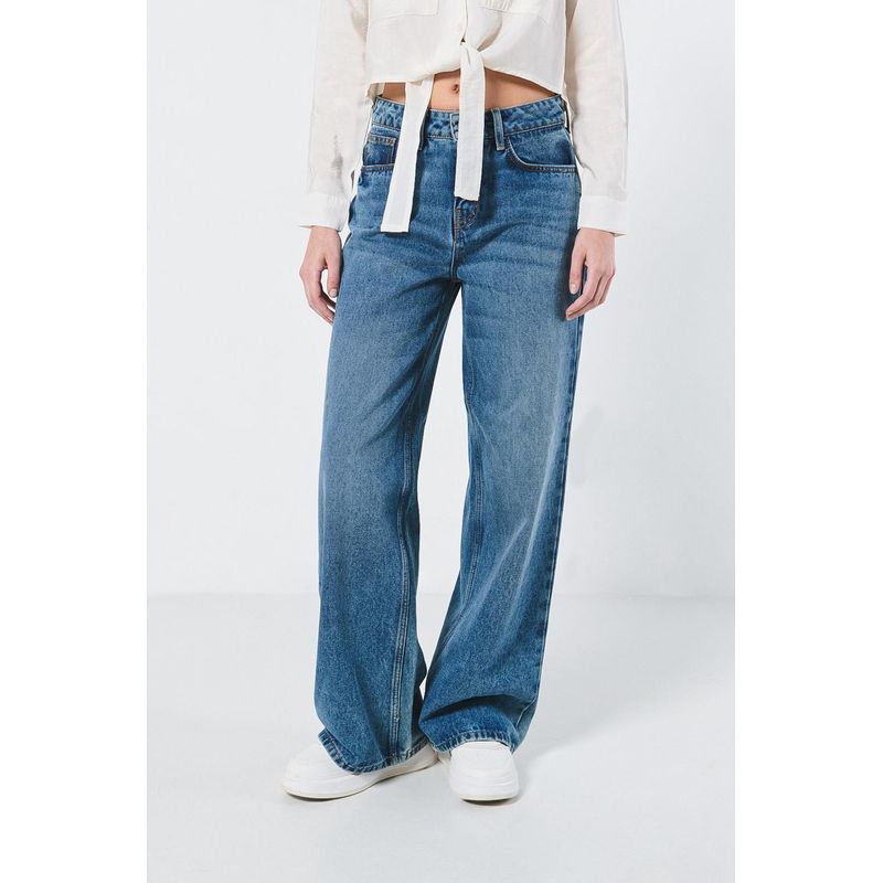 KOAJ - KOAJ Pantalon Jean Open Leg MUJER