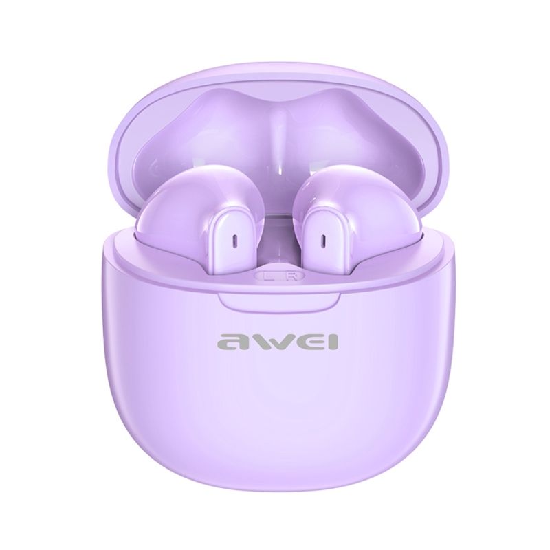 AWEI - Awei T68 ENC Auriculares Inalámbricos Bluetooth 5.3 Con Reducción De Ruido