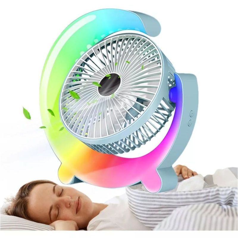 GENERICO - Ventilador portatil rgb
