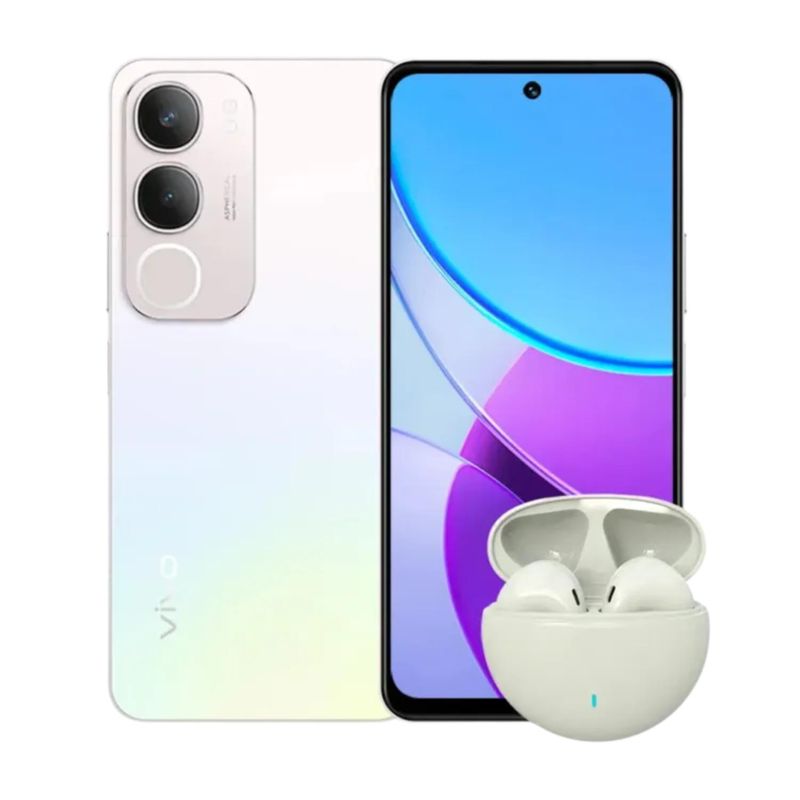 VIVO - Celular VIVO Y19S 256GB Plateado + Audifonos