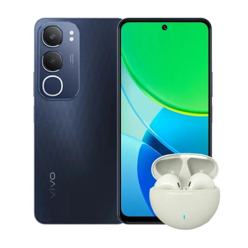 VIVO - Celular VIVO Y19S 256GB Negro + Audifonos