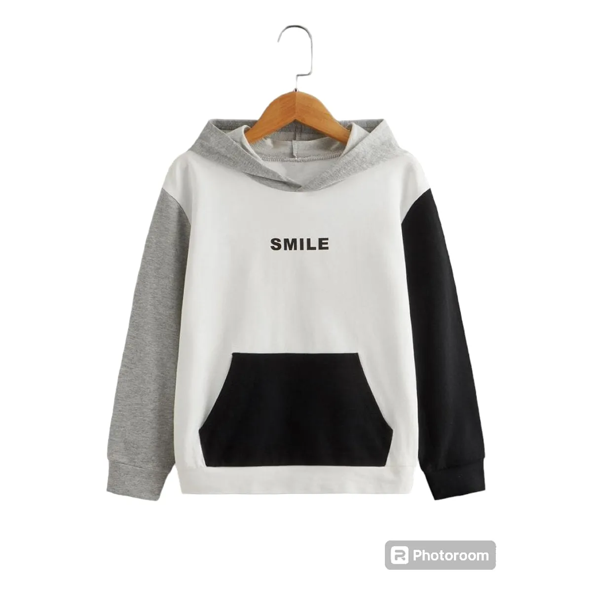 URBAN PLUS - buzo niño negro gris colores tipo hoodie
