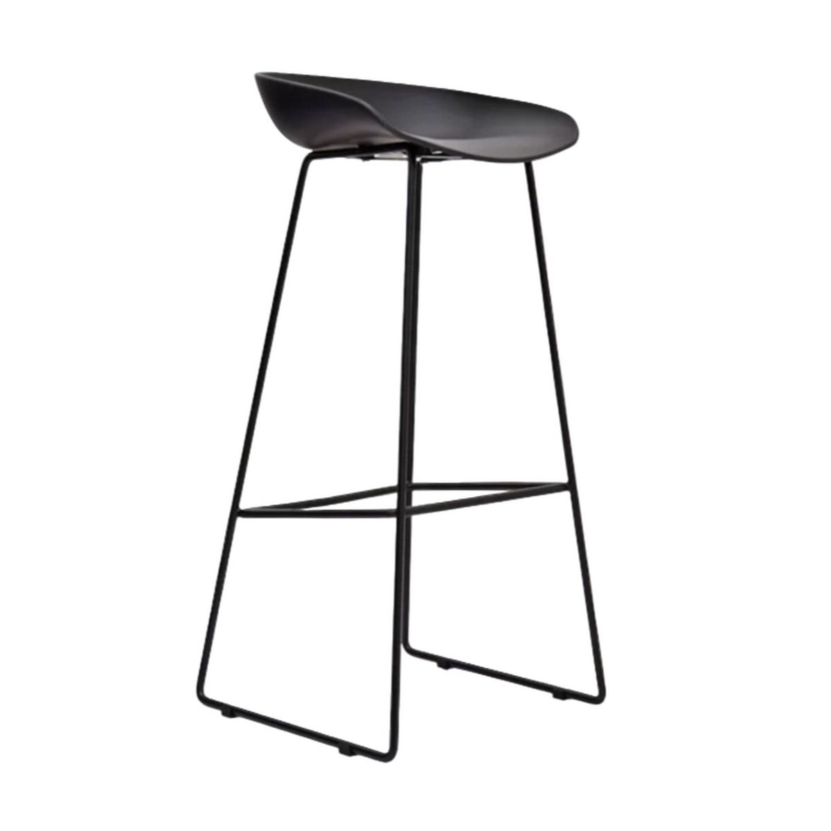 GENERICO - SILLA BARRA MISURI B BASE METALICA Color Negro