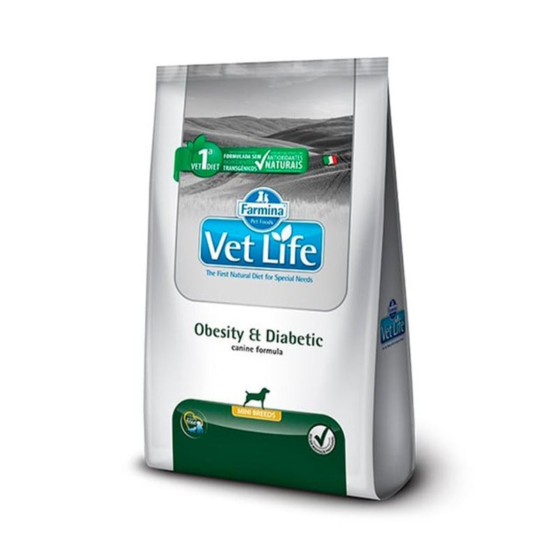 PETSPA - VET NAT CANINE OBESITY DIABETIC MINI 2KG