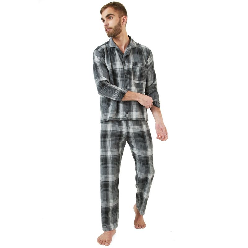 SANTANA - Pijama Hombre Leñadora Gris