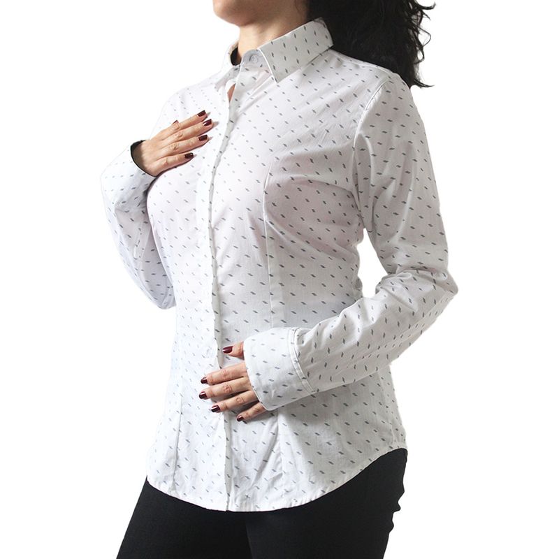 LEC LEE - Blusa Mujer Lec Lee Blanca