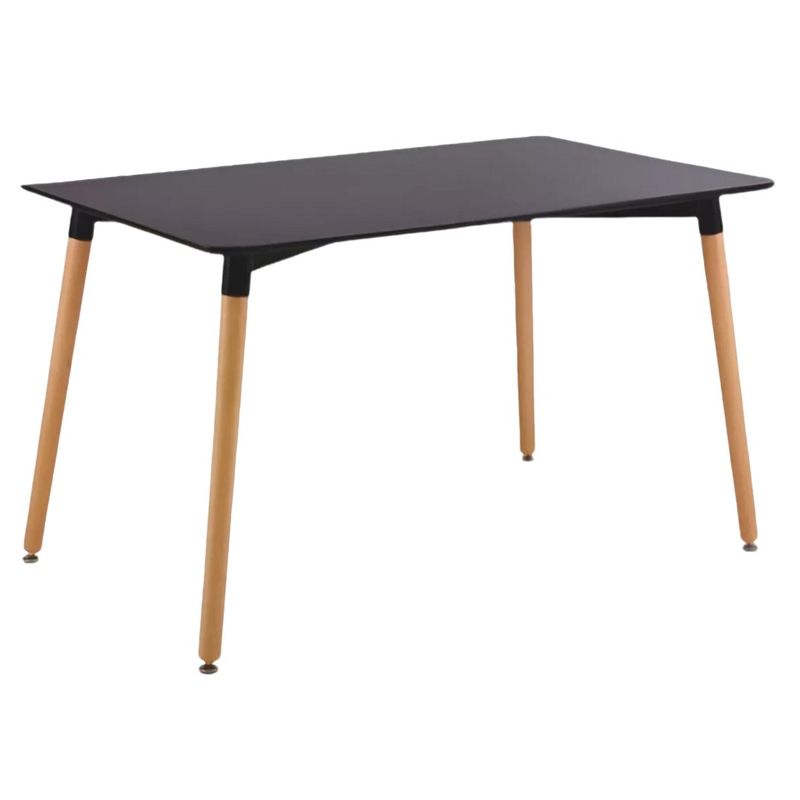 GENERICO - MESA RECTANGULAR EAMES 120 cm x 40 cm  Color Negro