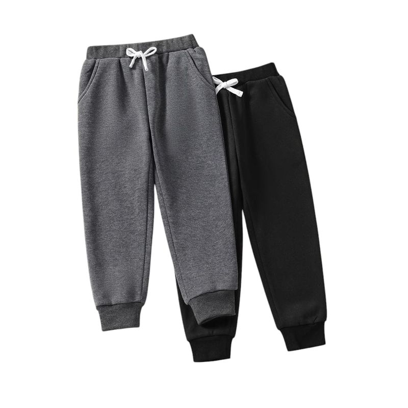 URBAN PLUS - pantalon jogger para niño y niña X2 dos colores.