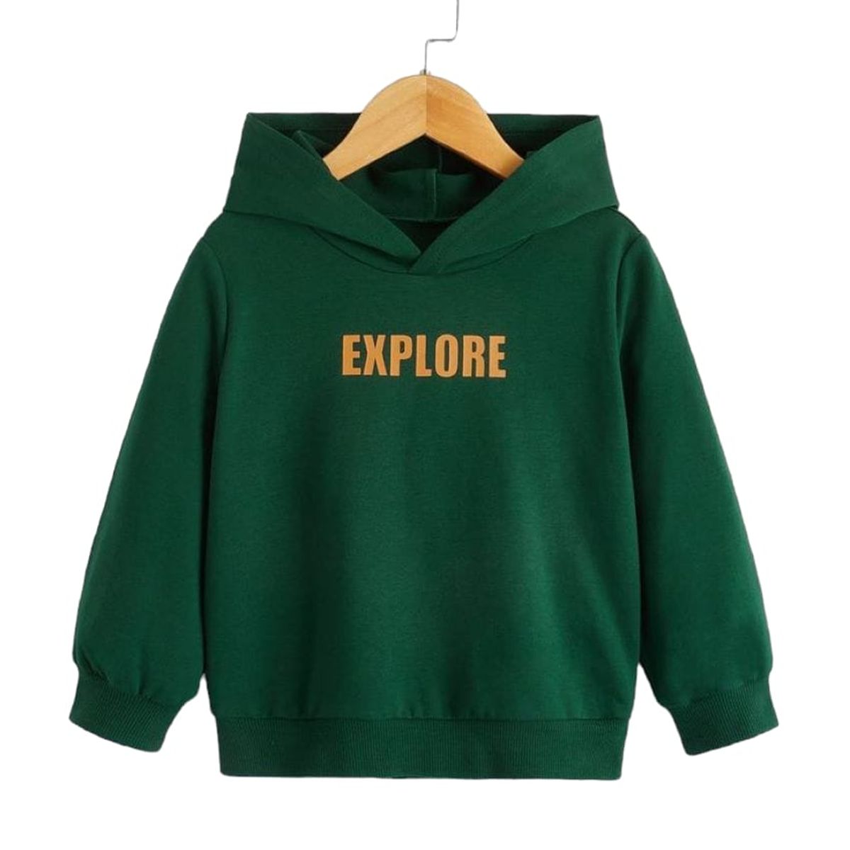 URBAN PLUS - buzo niño o niña verde hoodie casual verde