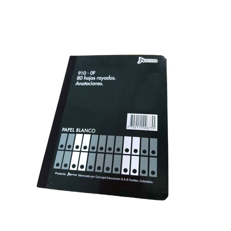 NORMA - Libreta Rayada 1/4 80 Hojas X2 Unidades Norma