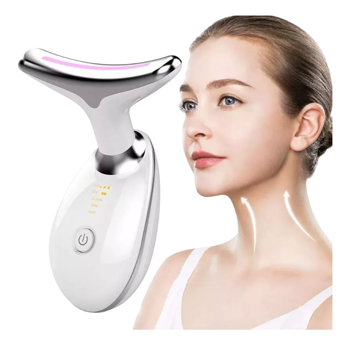 GENERICO - Masajeador Facial Reductor Arrugas Y Papada Recargable