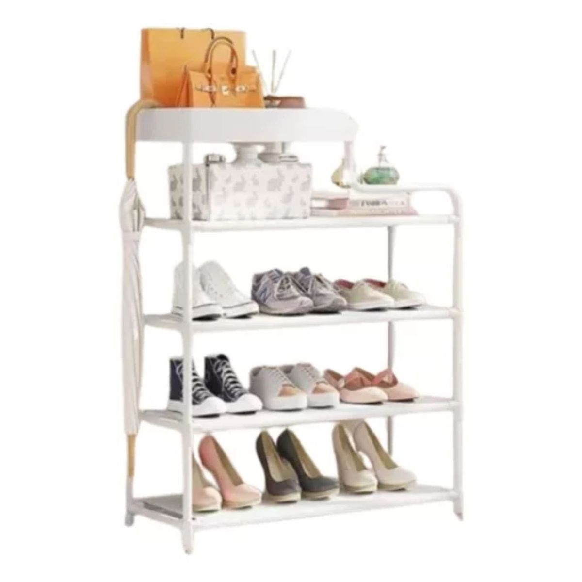 GENERICO - Organizador De Zapatos E Interiores Moderno Elegante BLANCO