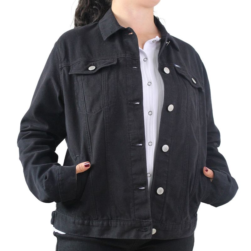 LEC LEE - Chaqueta Oversize de Mujer Lec Lee Negra