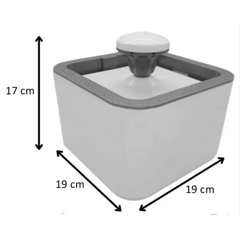 GENERICO - Fuente De Agua Para Gatos Perros Bebedero Con 2 Filtros