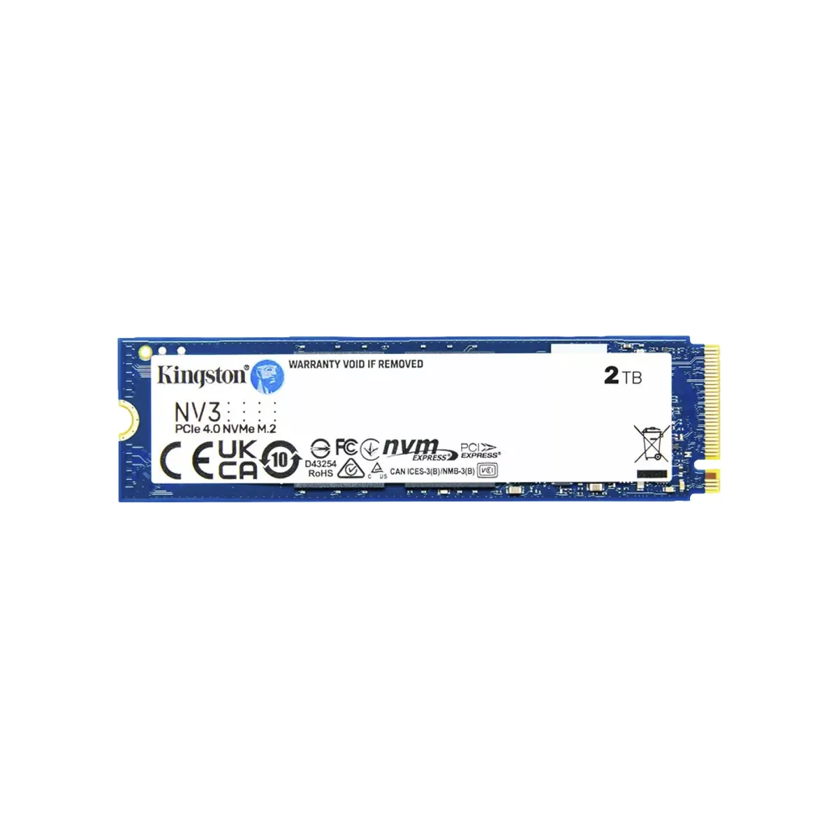 KINGSTON - Unidad De Estado Solido M2 Nvme 2tb Kingston Nv3 6000 X 5000