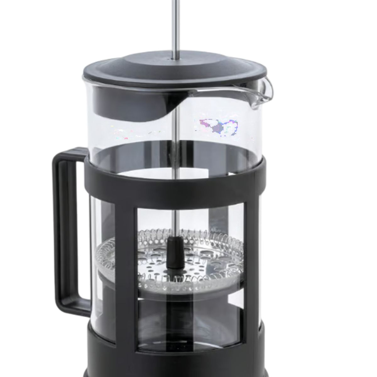 GENERICO - Cafetera Prensa Francesa a Presión en Vidrio 1000ml Negra