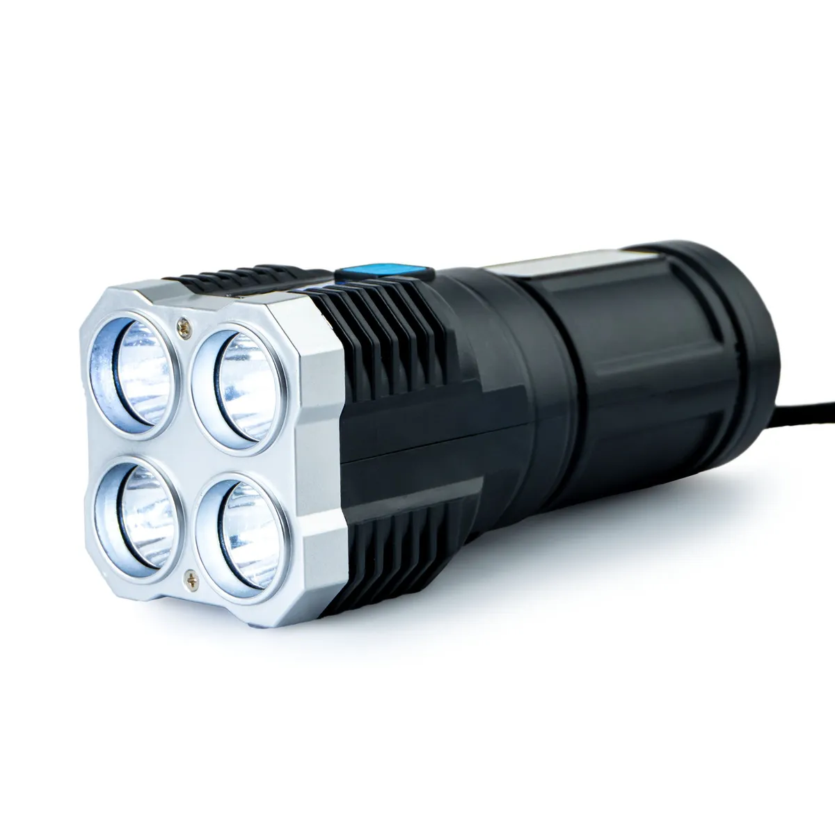 ENERGY PLUS - Linterna LED Recargable Compacta con Modos Dual y Carga USB