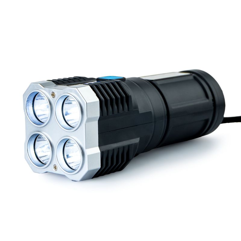 ENERGY PLUS - Linterna LED Recargable Compacta con Modos Dual y Carga USB
