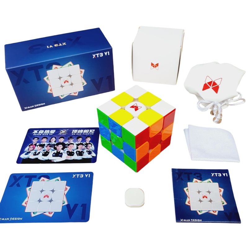 QIYI - Cubo Rubik Xt3 V1 X-man Pioneer Maglev Uv Xmd 3x3 Tornado
