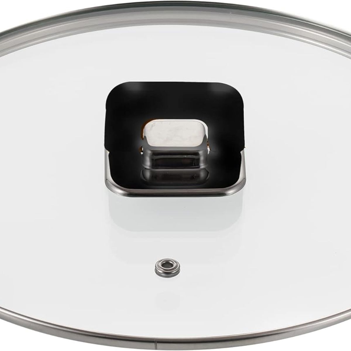 NUTRICHEF - NutriChef Tapas de vidrio templado transparente para olla de salteado de 37 cuartos de galón funciona con modelo NCCWSTKBLK negro talla única