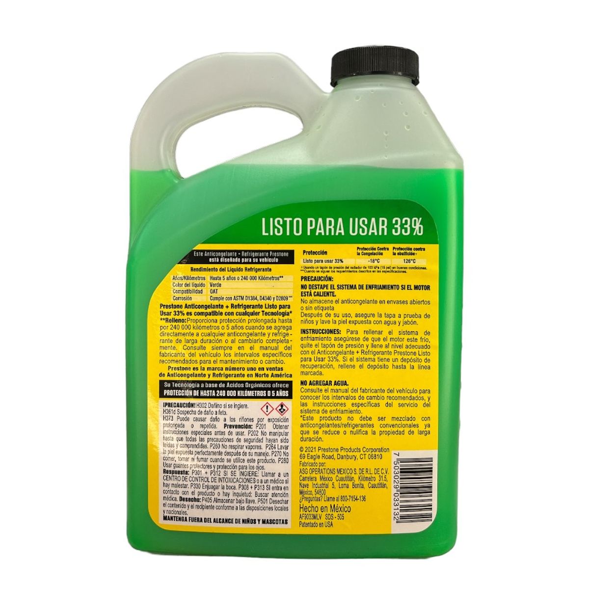 PRESTONE - PRESTONE ANTICONGELANTE Y REFRIGERANTE 33% VERDE X 14