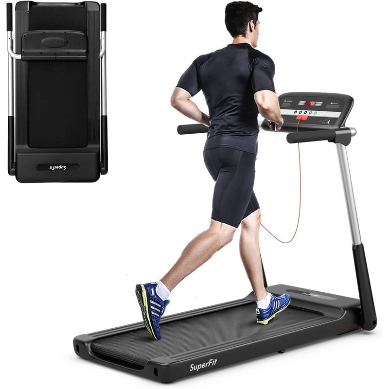 GYMAX - Cinta de Correr Plegable GYMAX 225HP Control App Compacta