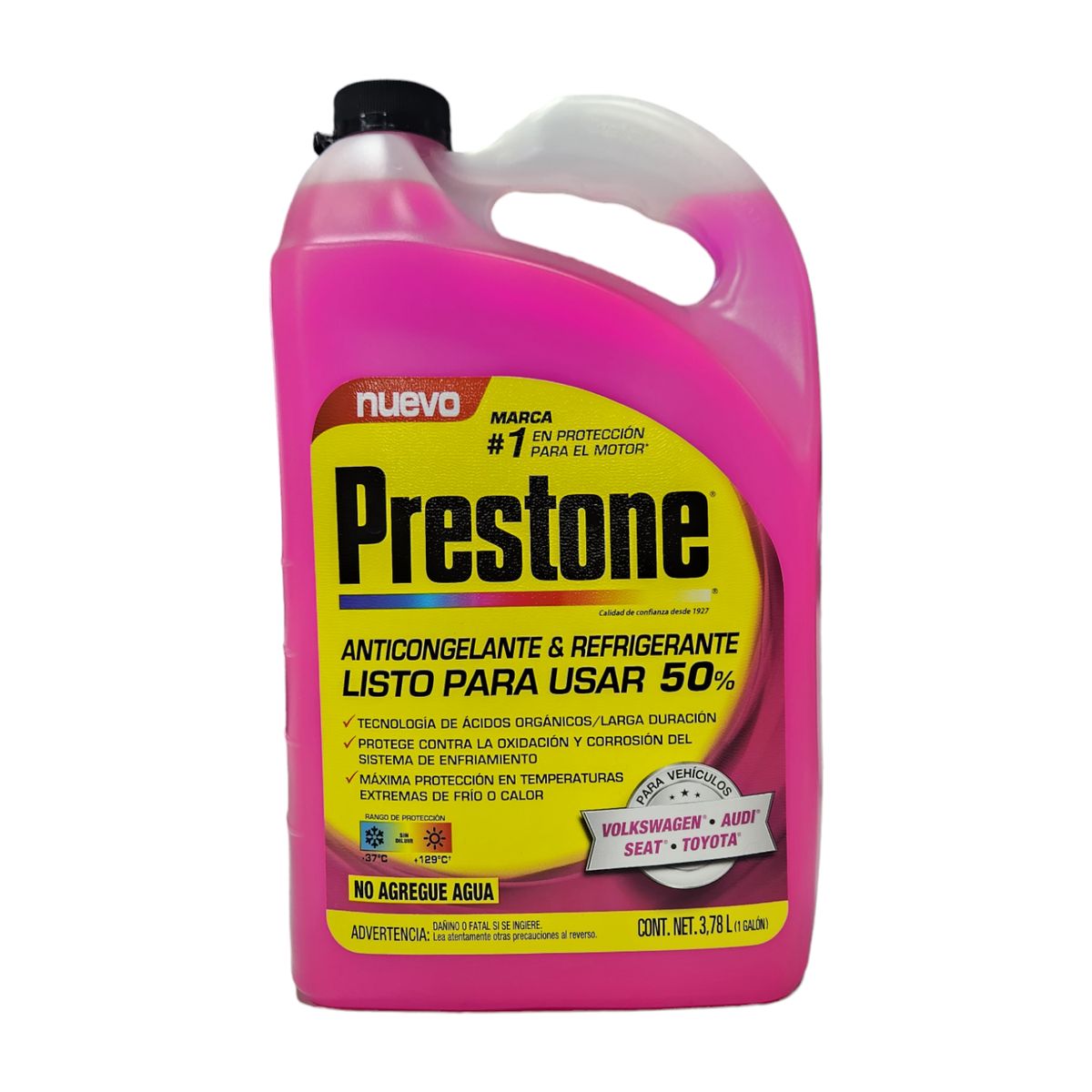 PRESTONE - PRESTONE ANTICONGELANTE Y REFRIGERANTE 50% ROSA 1 GL