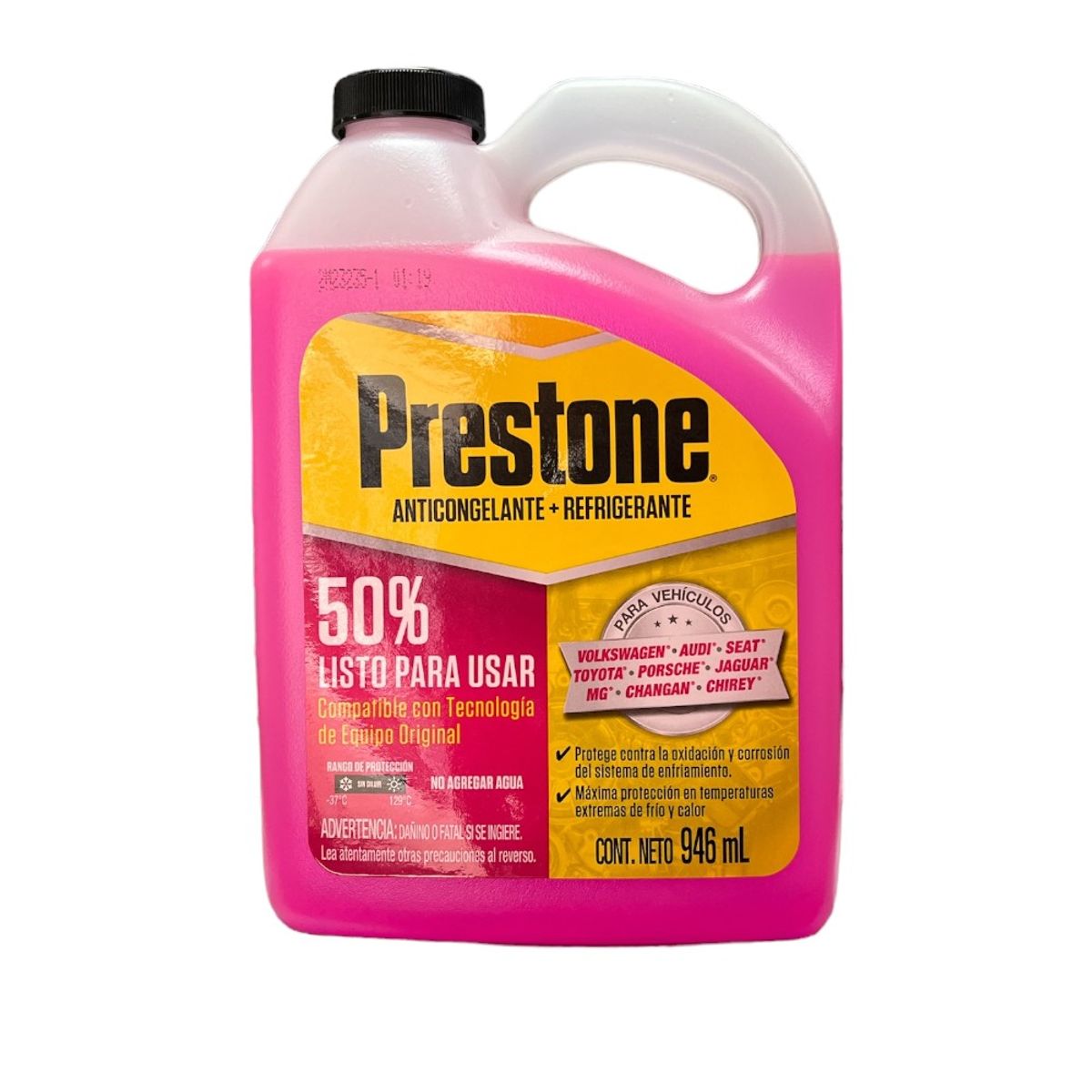 PRESTONE - PRESTONE ANTICONGELANTE Y REFRIGERANTE 50% ROSA X 14