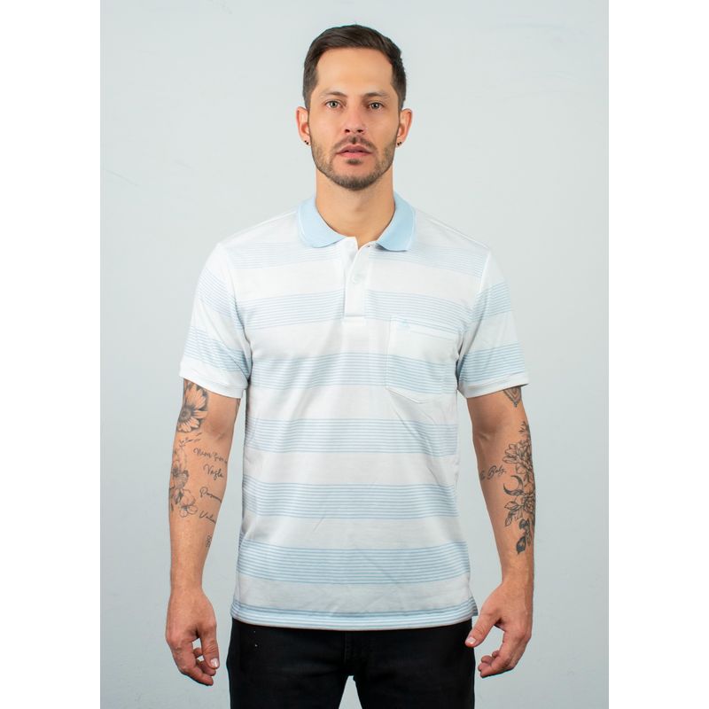 PUNTAZUL - Camiseta tipo polo Puntazul con bolsillo