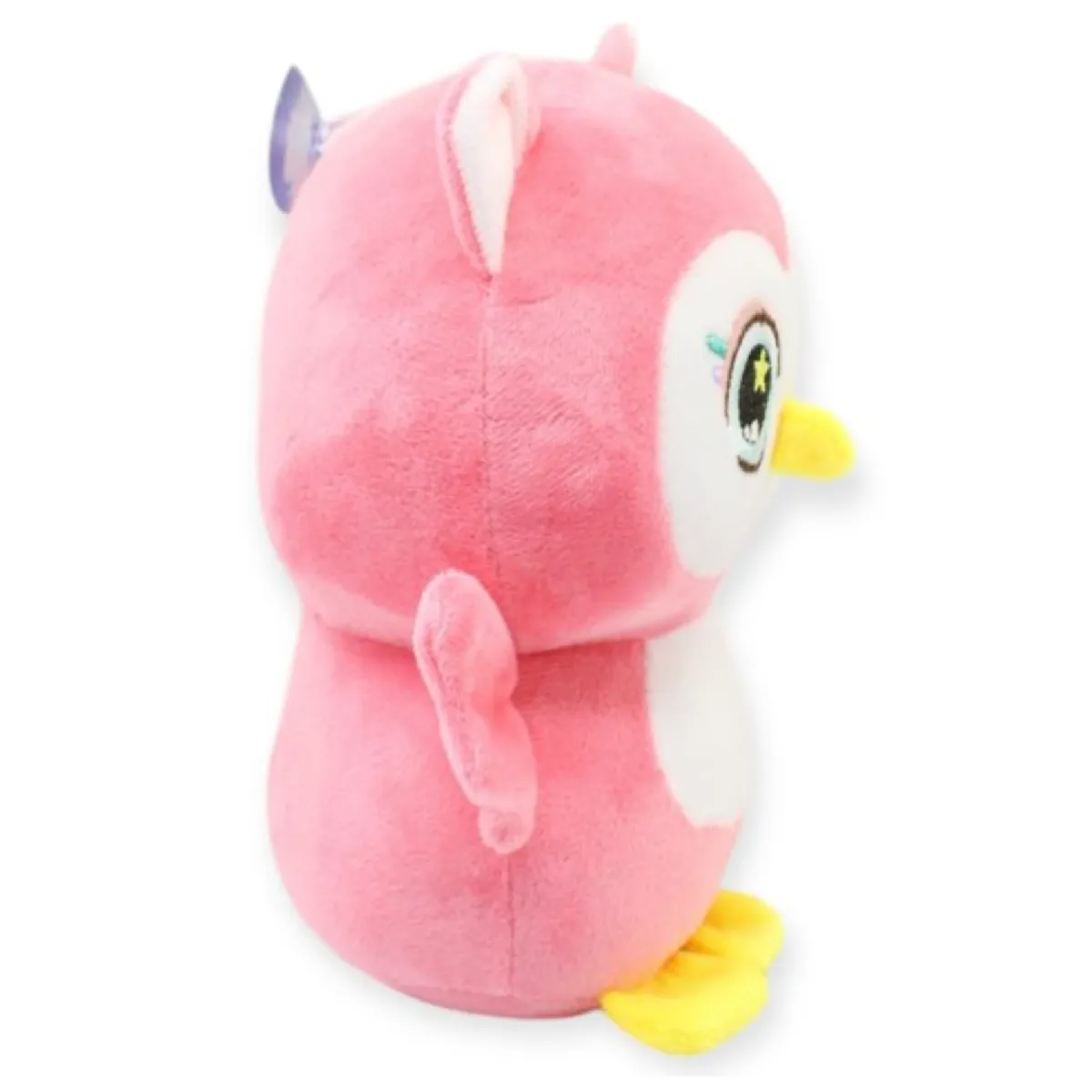 GENERICO - PELUCHE DE BUHO COLOR ROSA 15CM