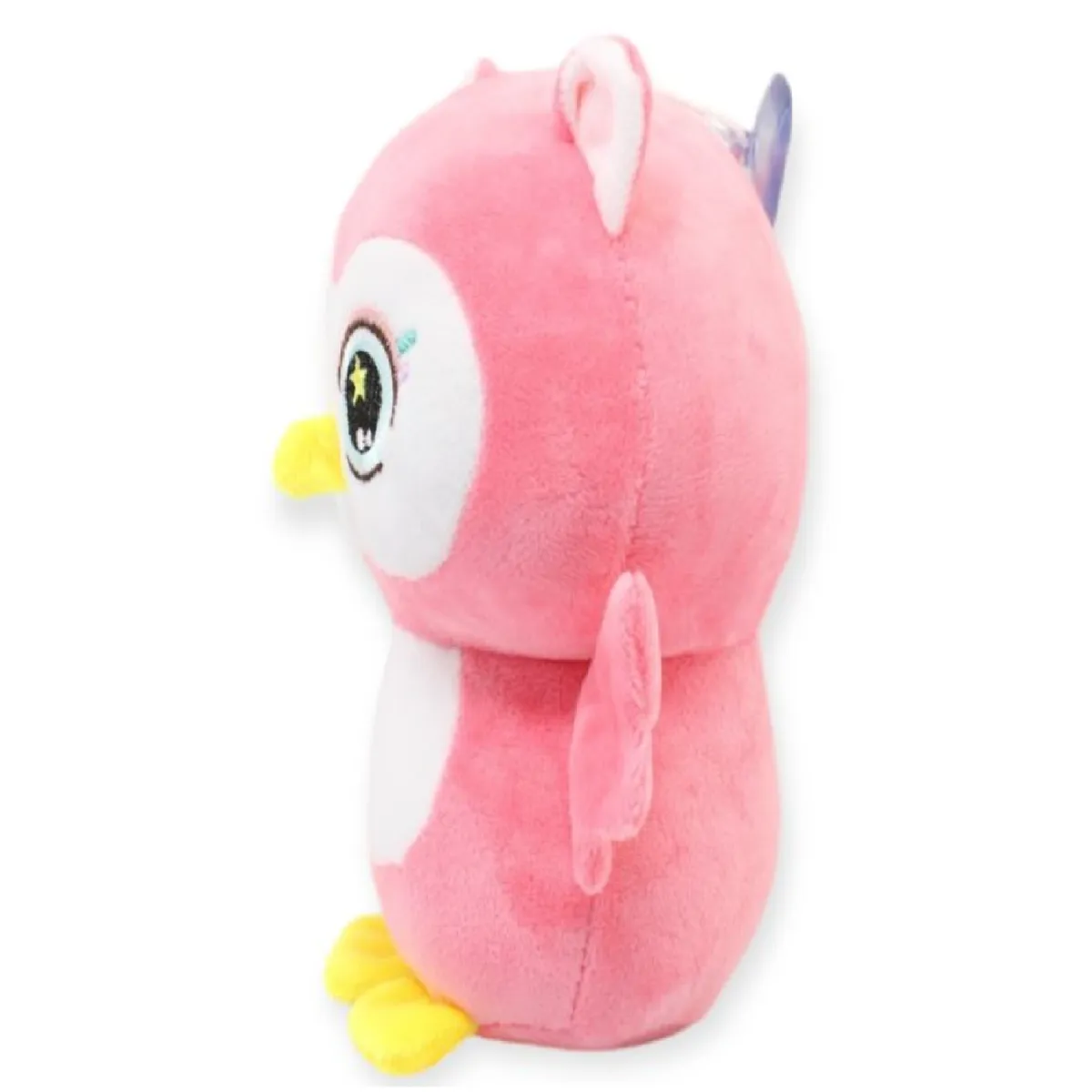 GENERICO - PELUCHE DE BUHO COLOR ROSA 15CM