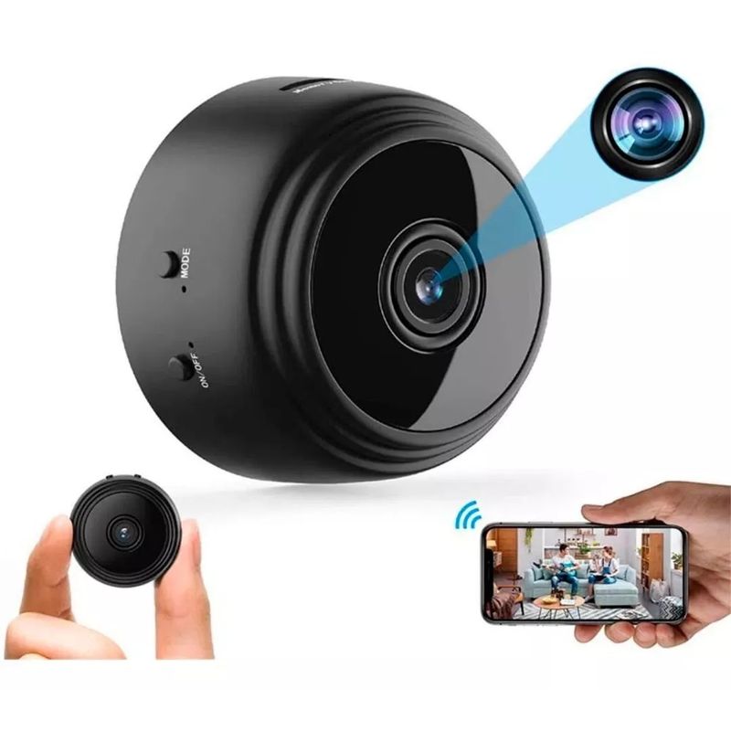 GENERICO - Cámara Mini Espía IP WiFi con Monitoreo en Tiempo Real y Micrófono