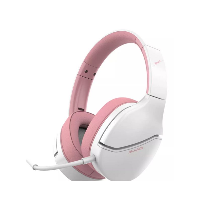 GENERICO - Sades Spower Auriculares Para Gamers Con Micrófono SA-725 Rosa
