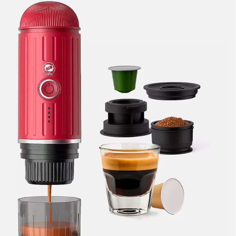 GENERICO - Cafetera Espresso Portatil ME2218 Marca Icafilas Fresa
