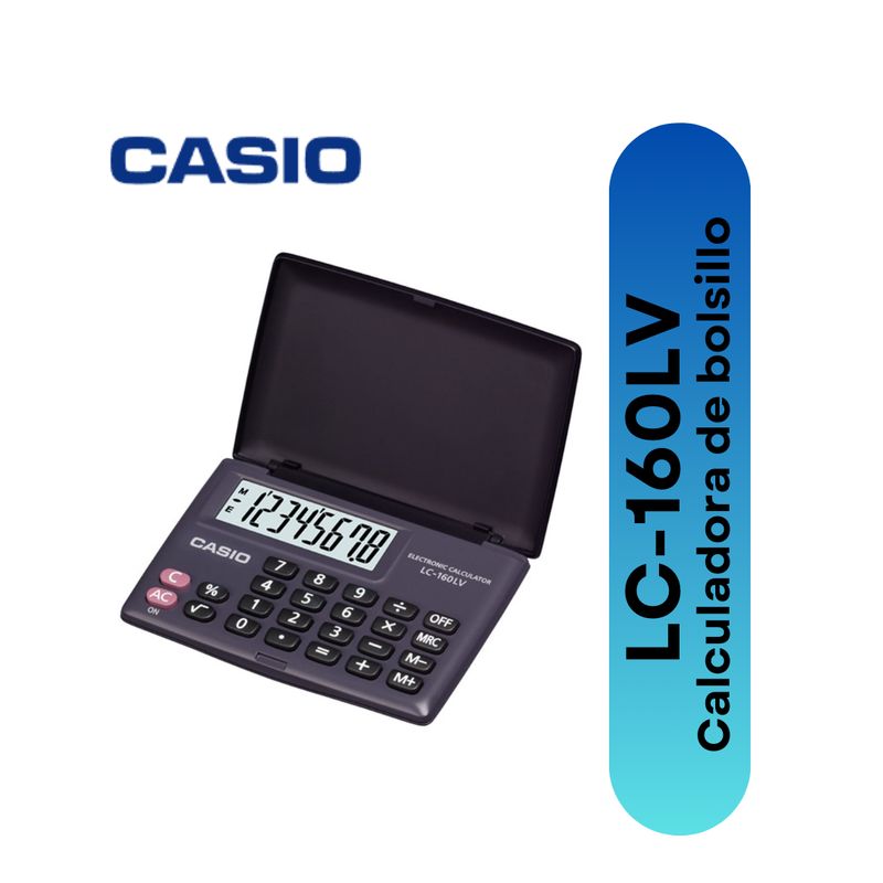 CASIO - Calculadora Casio De viaje LC-160LV