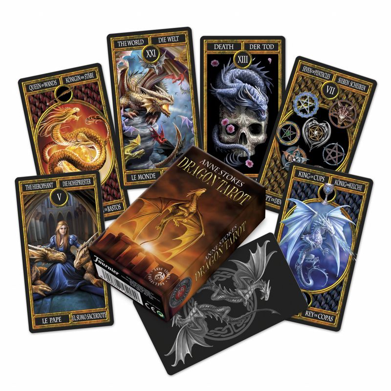 FOURNIER - Baraja Tarot Dragon Anne Stokes Cartas Fournier Original