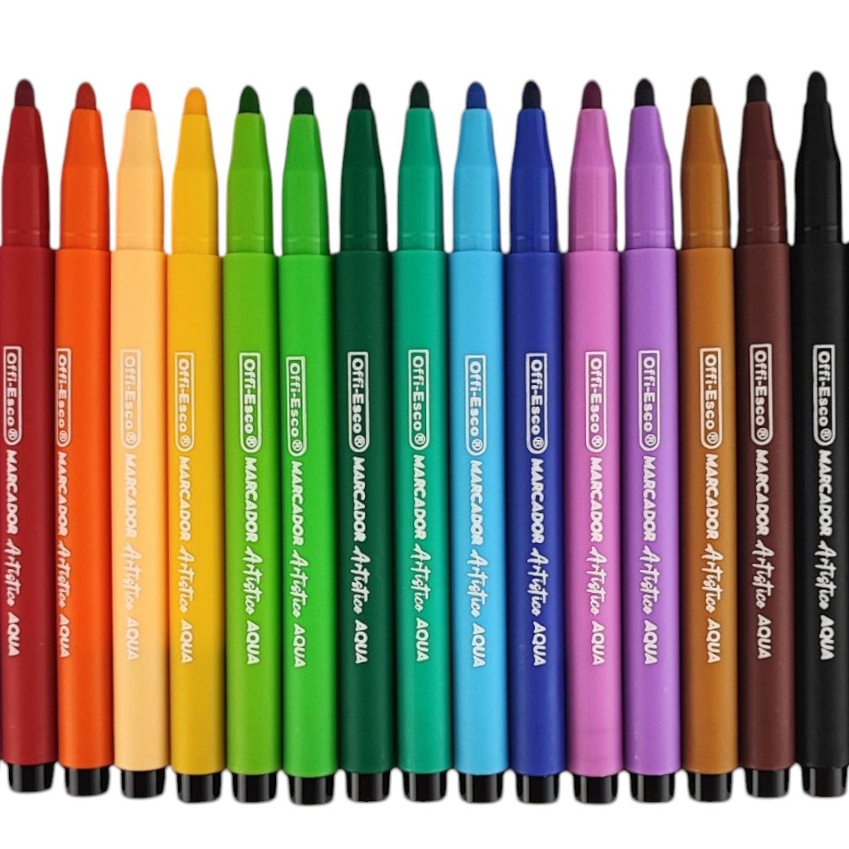 OFFI ESCO - Marcador Offi Esco Acuarelable Artístico X 16 Colores.