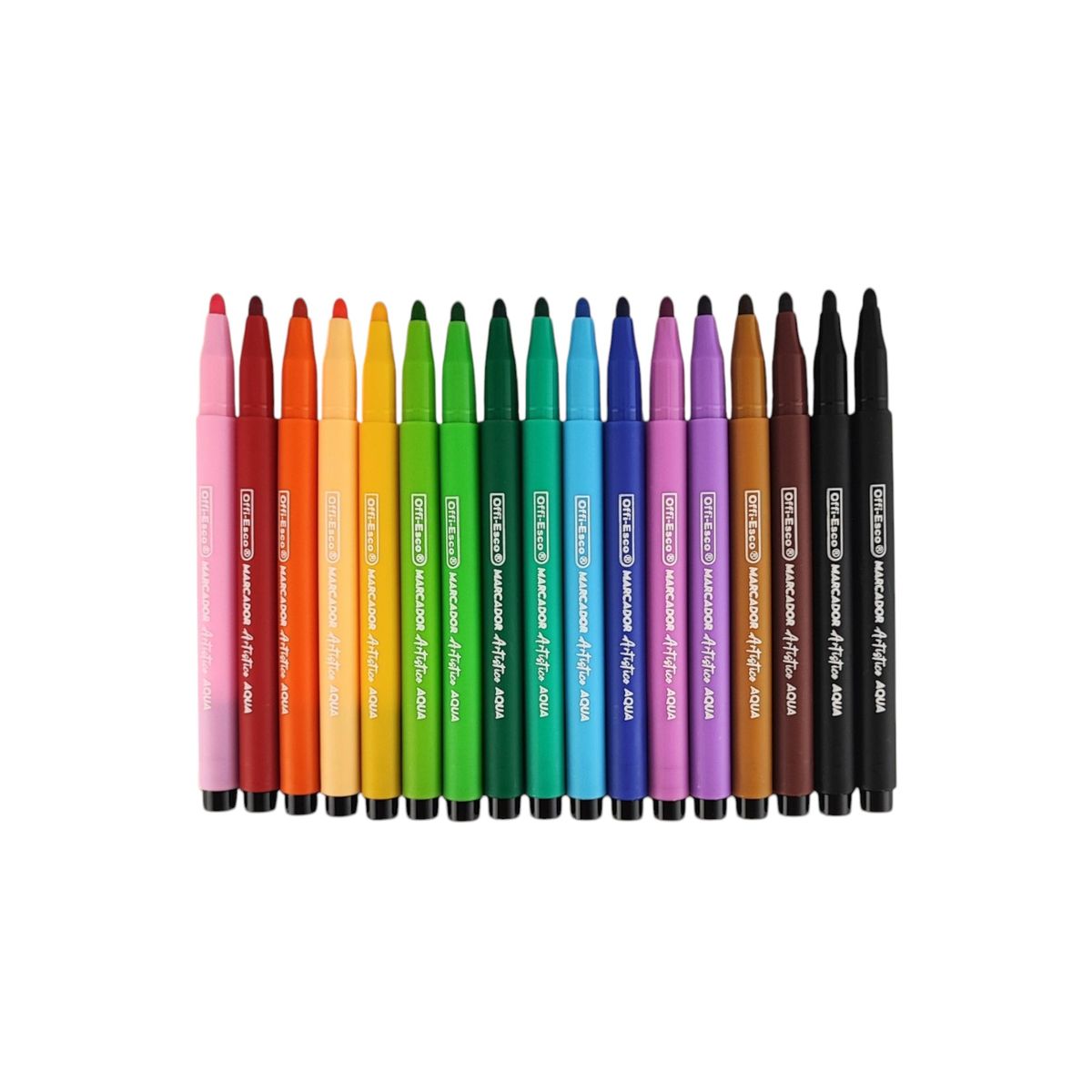 OFFI ESCO - Marcador Offi Esco Acuarelable Artístico X 16 Colores.
