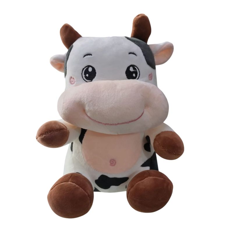 VANIDADES COLLECTIONS - Peluche Vaca Bebe Muñeco Peluche Vaca