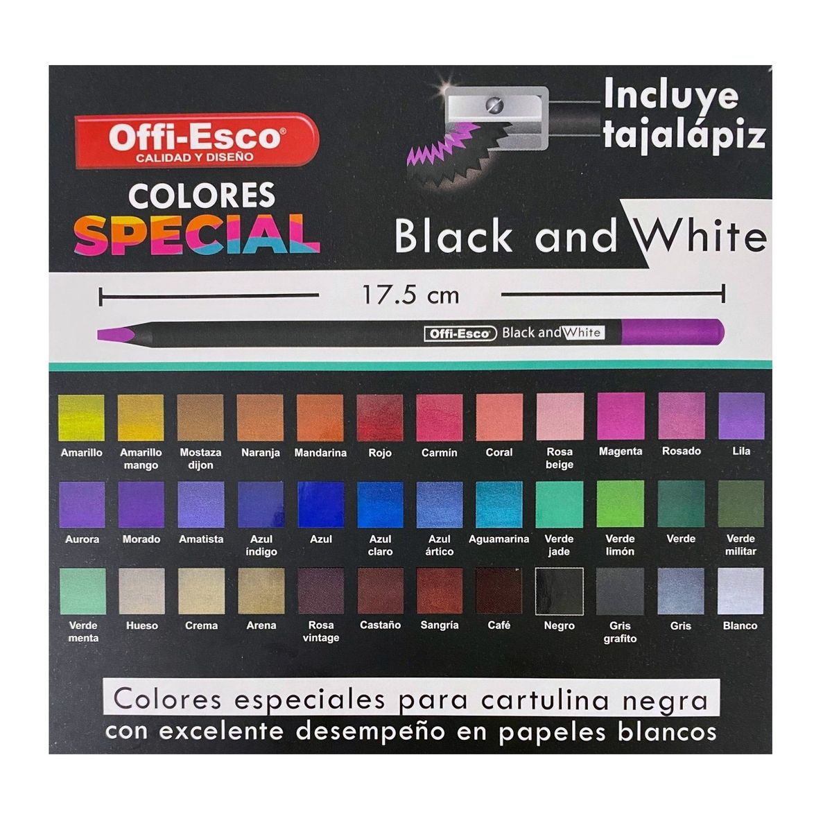 OFFI ESCO - Colores Special Offi-Esco X 36 Triangular