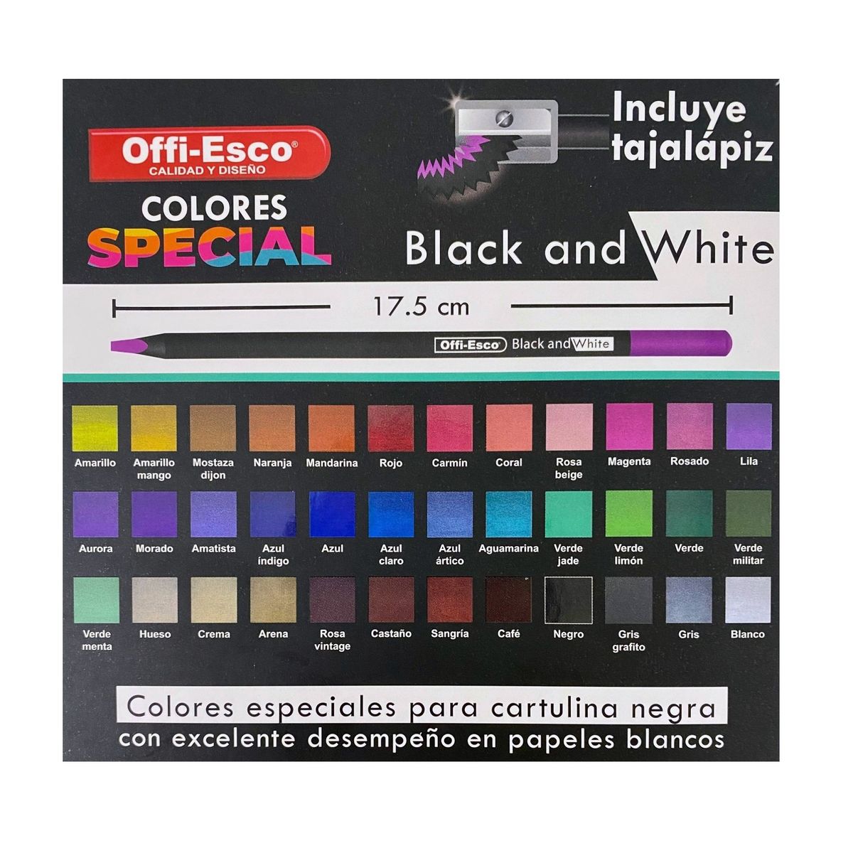 OFFI ESCO - Colores Special Offi-Esco X 36 Triangular