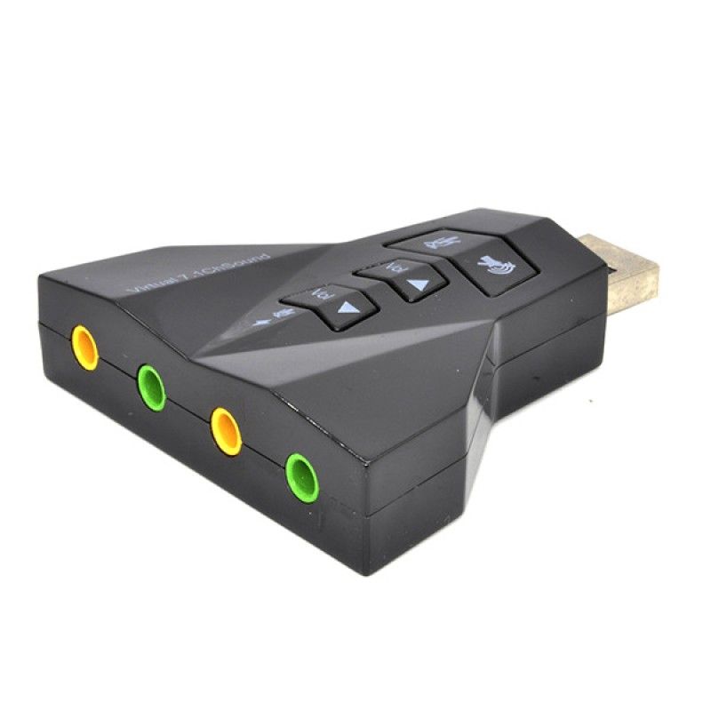 JALTECH - Tarjeta De Sonido Usb 71 Plus