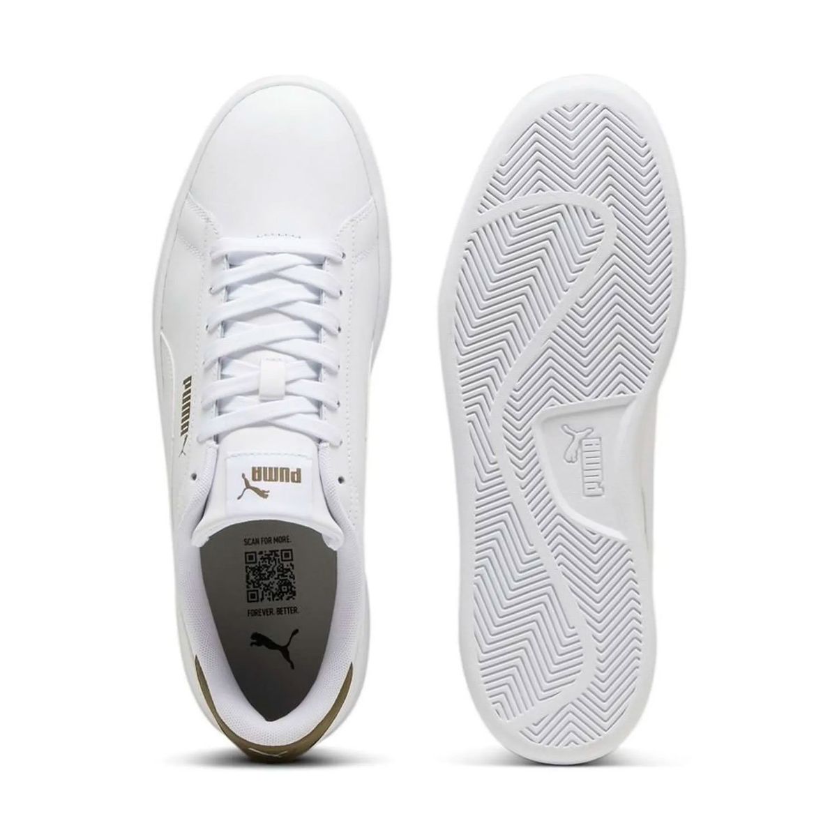 PUMA - Tenis Puma Hombre Blanco Smash 3 0