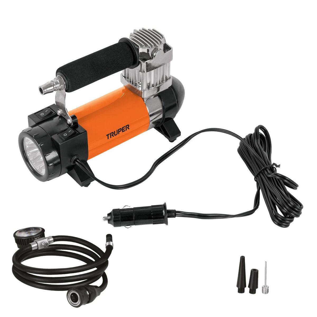 TRUPER - Compresor De Aire Para Carro 12v Con Maletín Truper