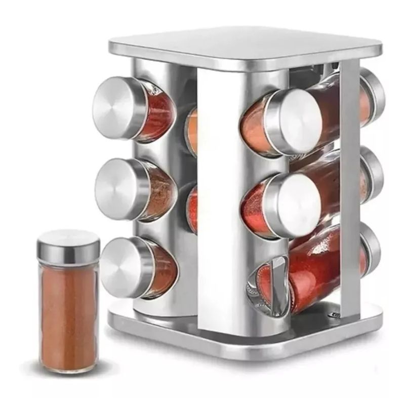 GENERICO - Set de Condimentos Completo de 12 Piezas para Cocina Organizada