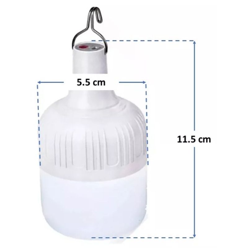 GENERICO - Bombillo Led Recargable Lámpara Portátil